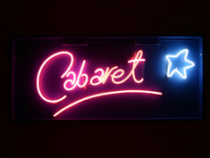 cabaret sign for hire