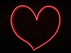 Heart neon to hire