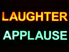 laughter and applause switchable lightbox